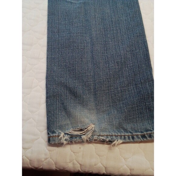 Men's Levi Denim Jeans Style 559 Relaxed Straight Size 36 X 32 Worn See Pics - Picture 13 of 16